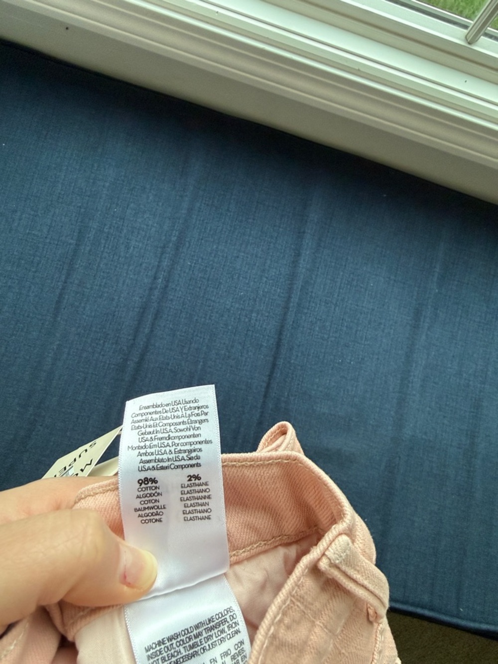 NWT Mother superior peach colored jean, cute for spring! - Picture 8 of 8